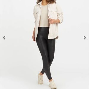 Spanx Faux Leather Leggings size XL